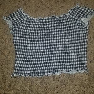 Plaid Crop Top